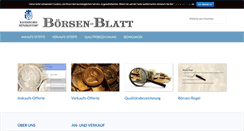 Desktop Screenshot of boersenblatt.de