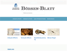 Tablet Screenshot of boersenblatt.de