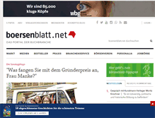 Tablet Screenshot of jungeverlagsmenschen.boersenblatt.net